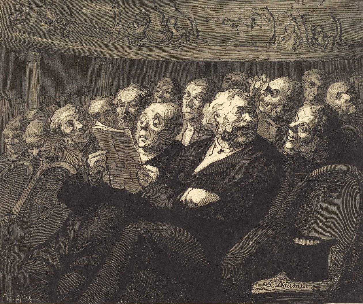 Orkestersæderne, 1878. af Auguste Lepere