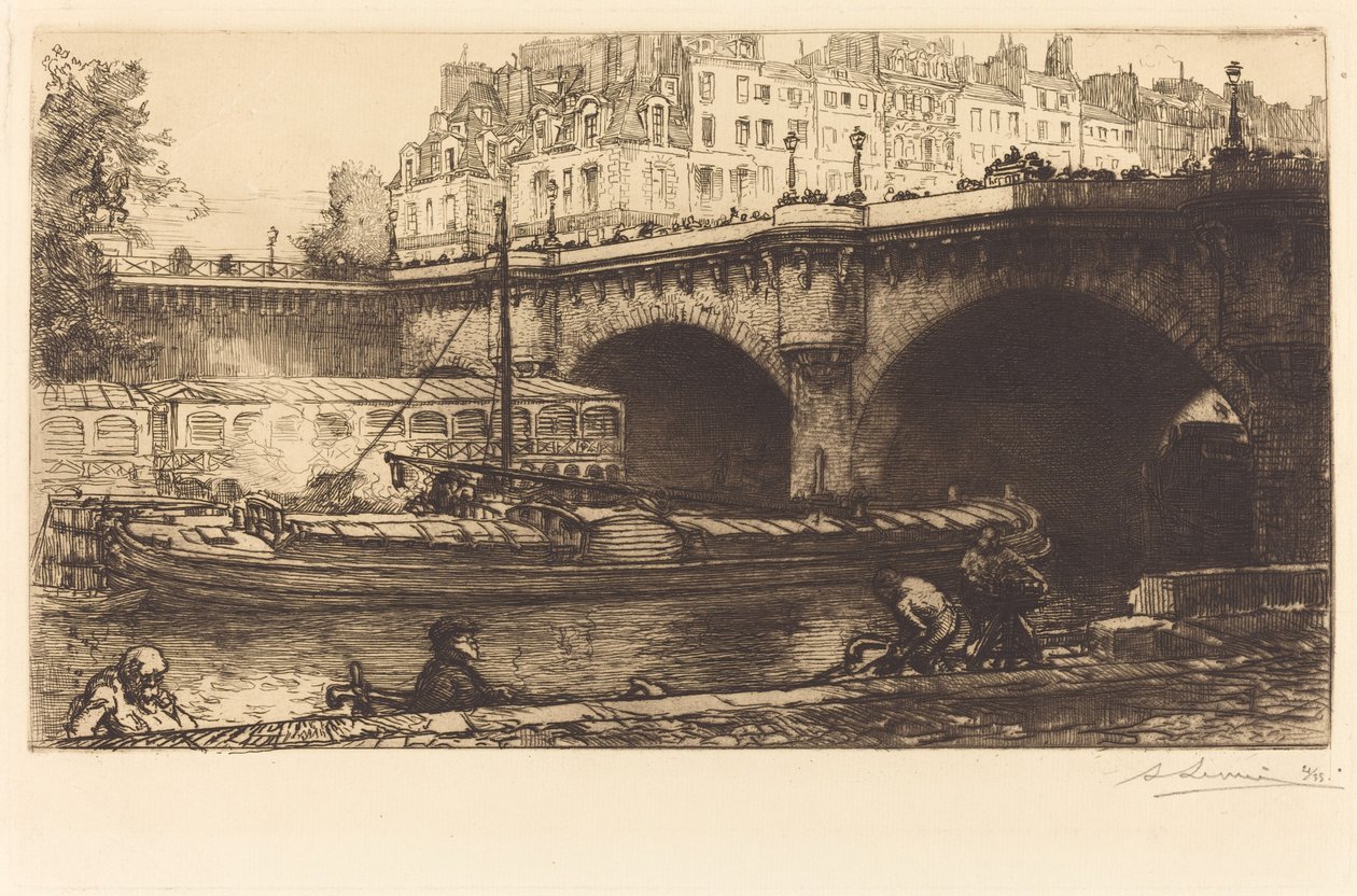 Pont Neuf af Auguste Lepere