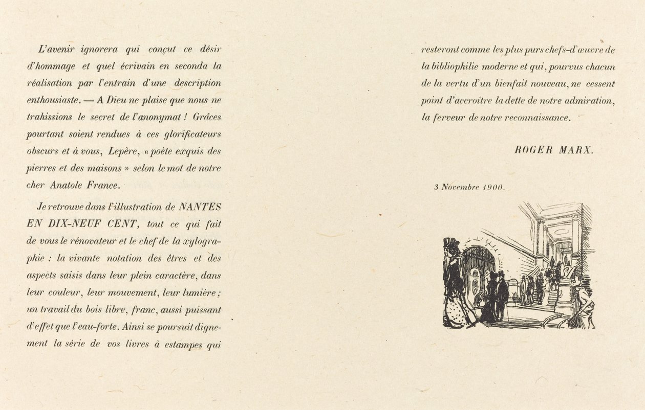 Forord, udgivet 1900. af Auguste Lepere