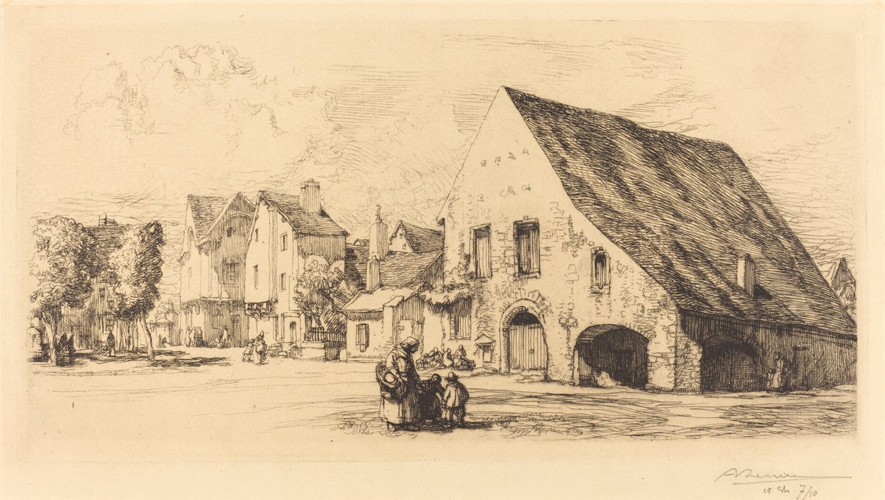 Provins (Seine et Marne) af Auguste Lepere