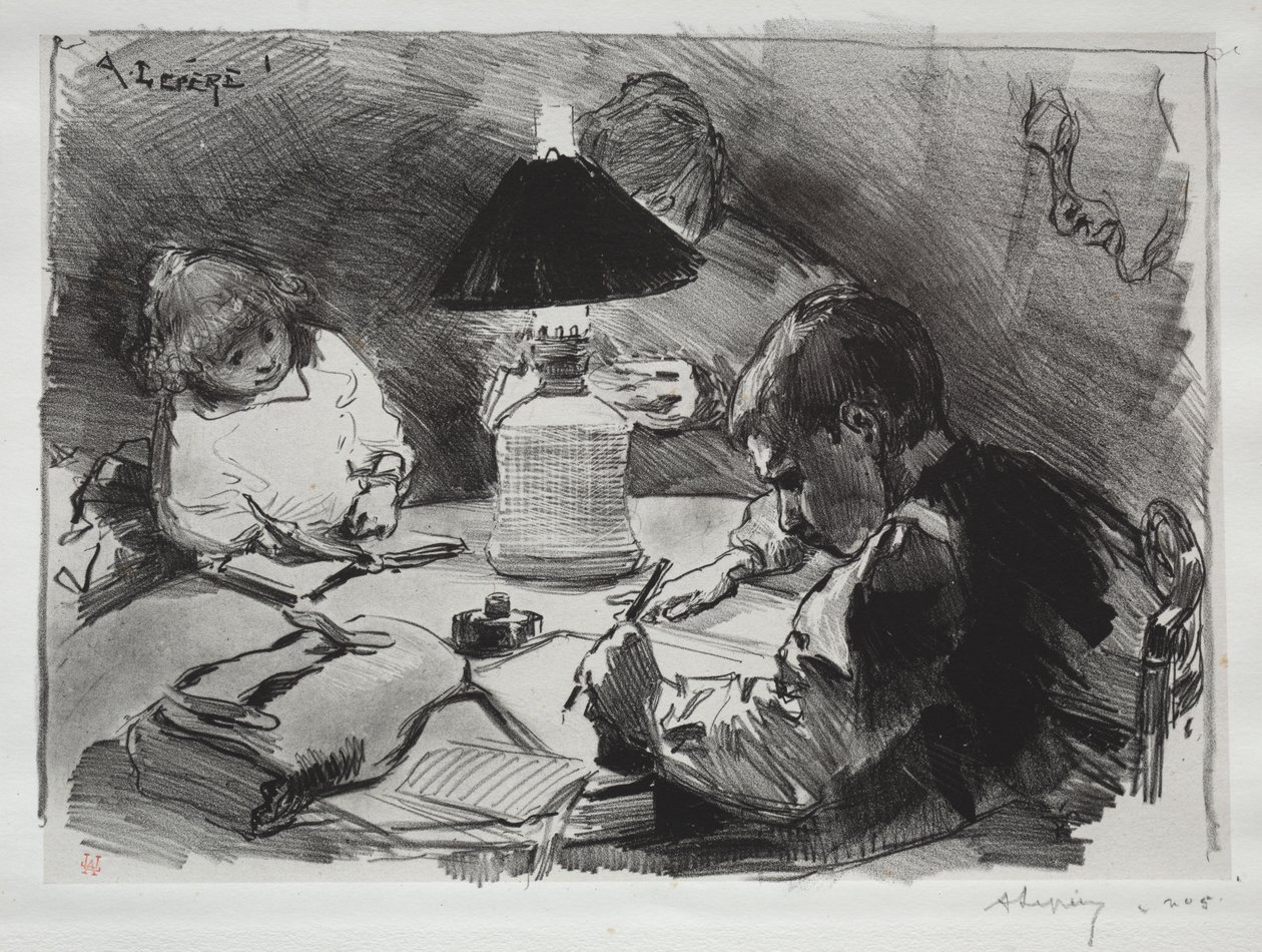 Omkring Lampen af Auguste Louis Lepère
