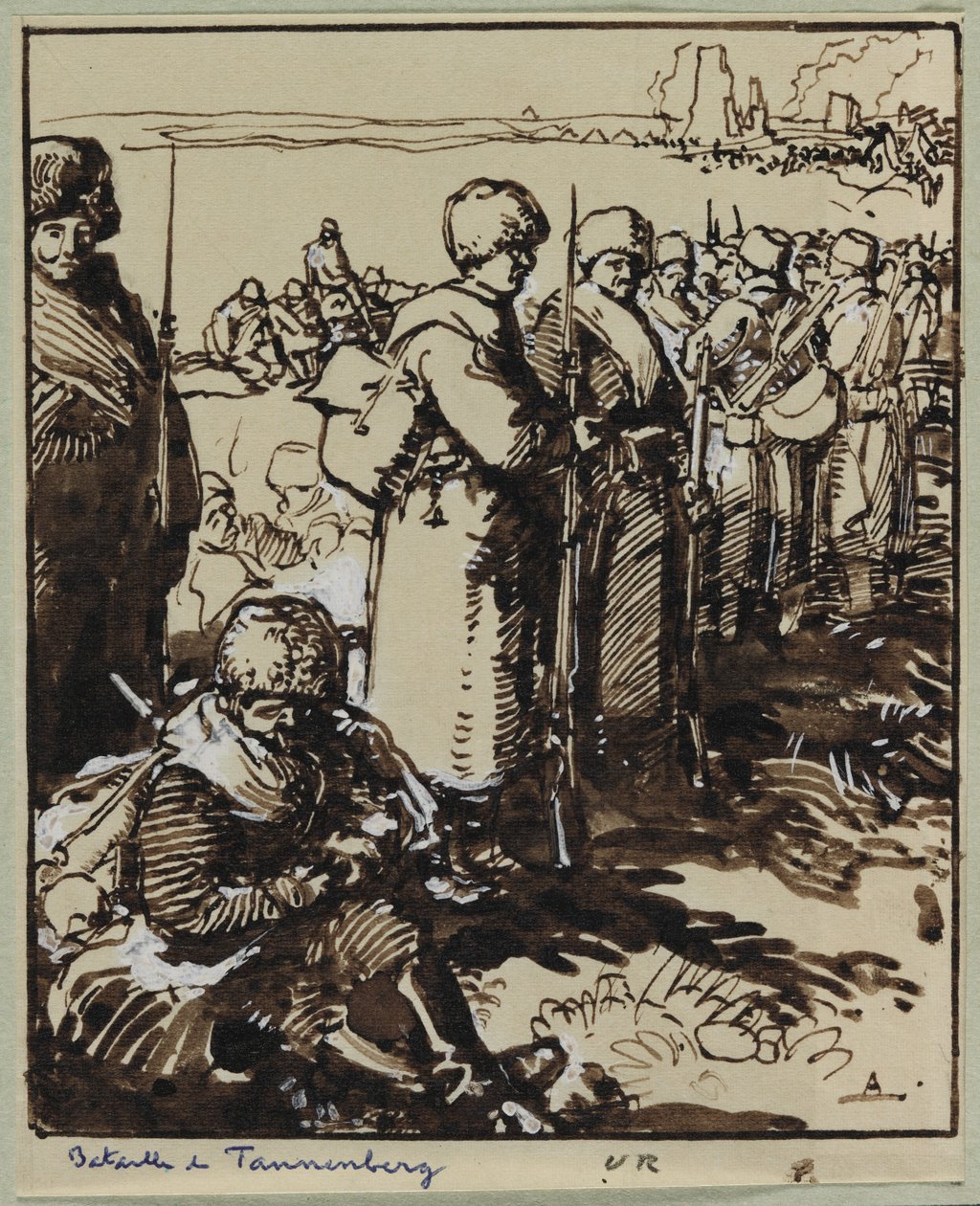 Bataille de Tannenberg, 1914. af Auguste Louis Lepère