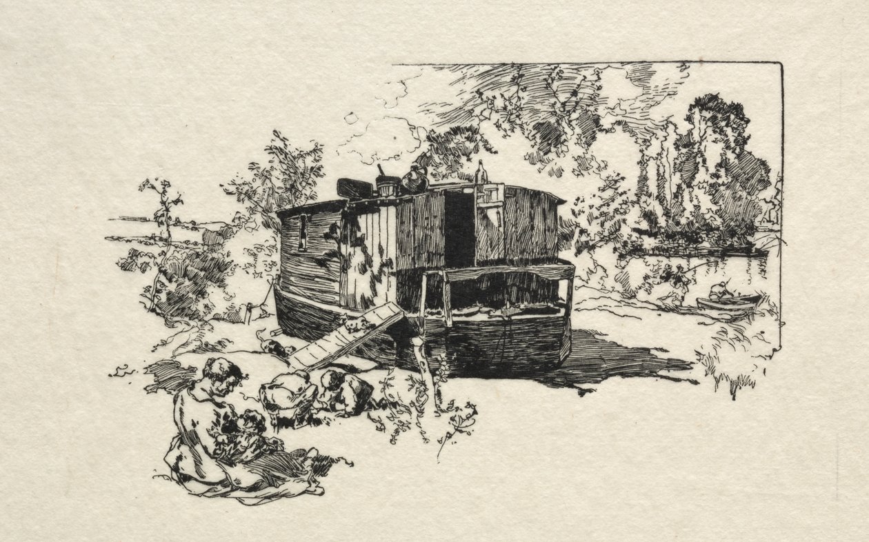 Boligbåd af Auguste Louis Lepère