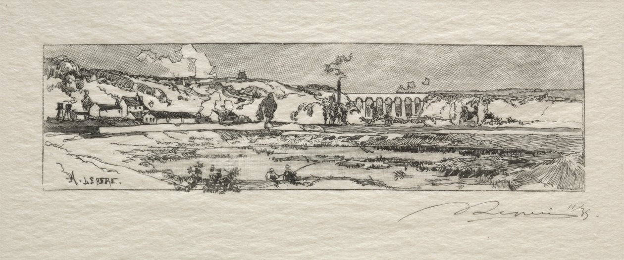 Issy les Moulineaux dam af Auguste Louis Lepère