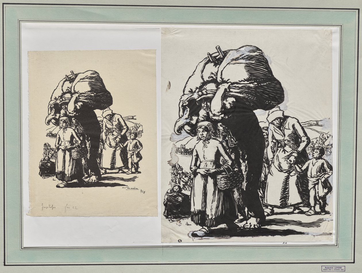 Flygtninge af Auguste Louis Lepère