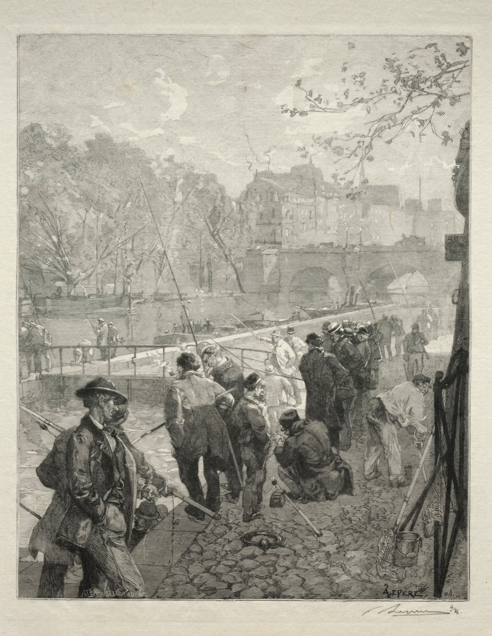 Valutaens lås. af Auguste Louis Lepère