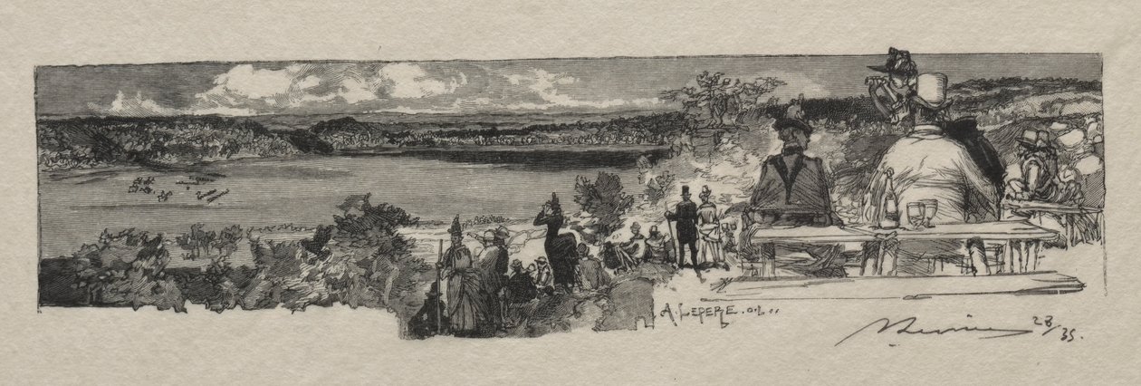 Sollens dal. af Auguste Louis Lepère