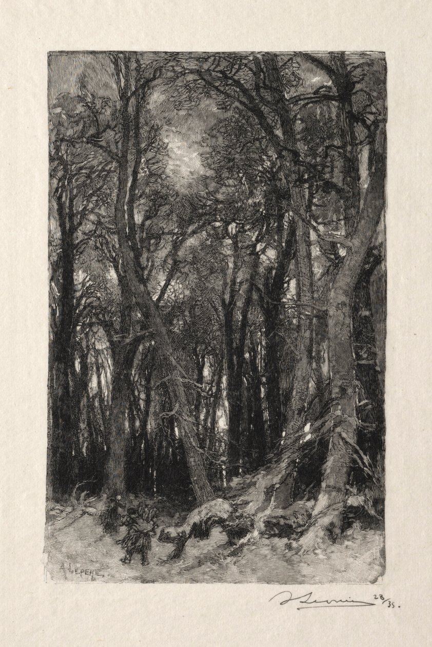 Le Bas-Breau af Auguste Louis Lepère