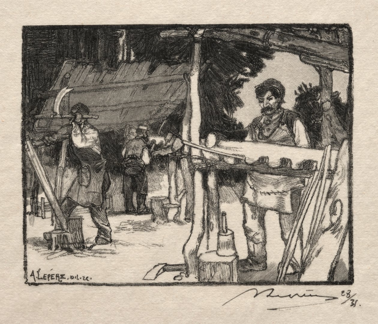 Lamelmageren af Auguste Louis Lepère