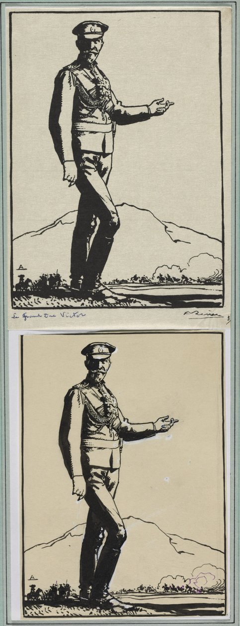 Storhertug Victor, 1914. af Auguste Louis Lepère