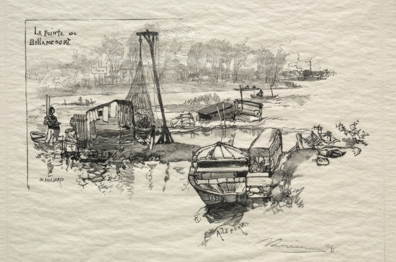 Point of Billancourt. af Auguste Louis Lepère
