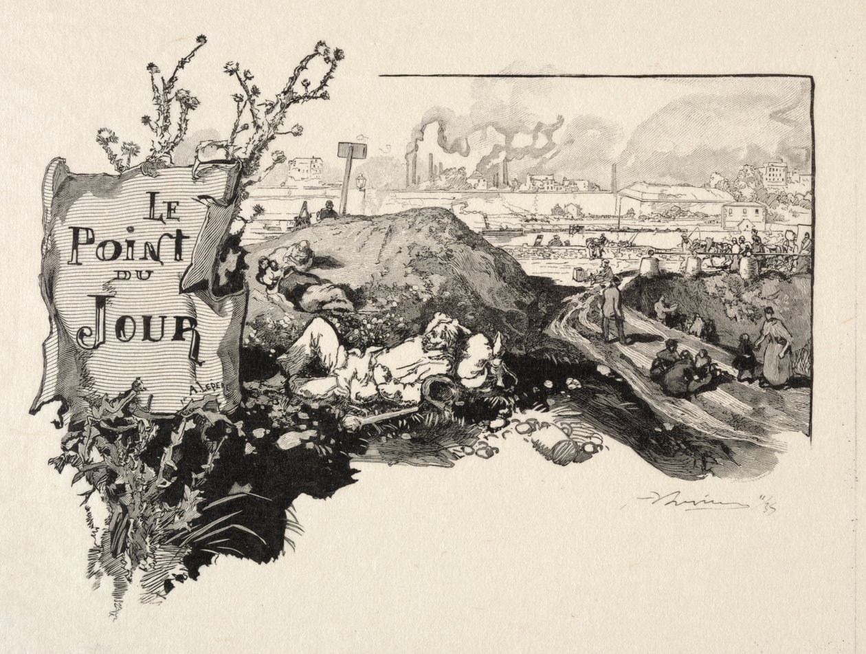 Dagligt punkt. af Auguste Louis Lepère