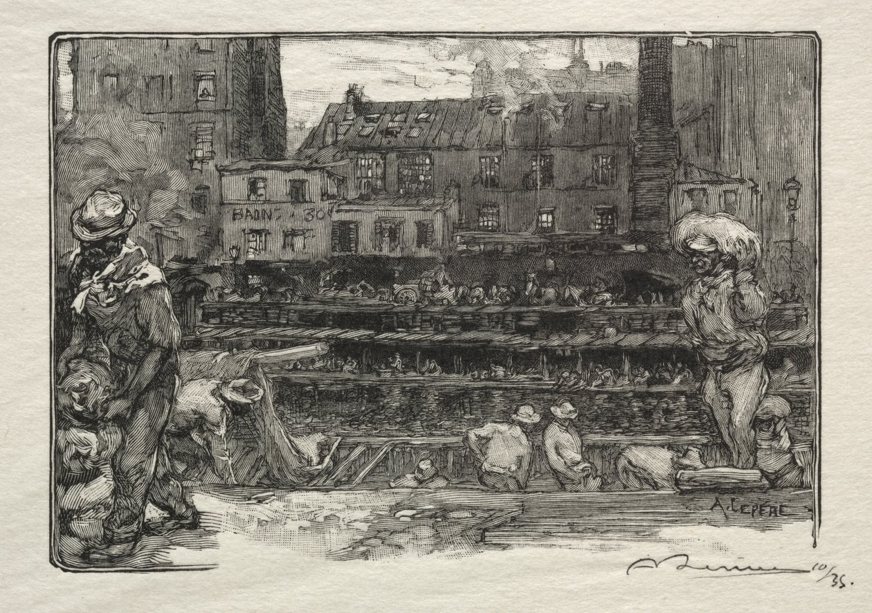 Gips aflæssere af Auguste Louis Lepère