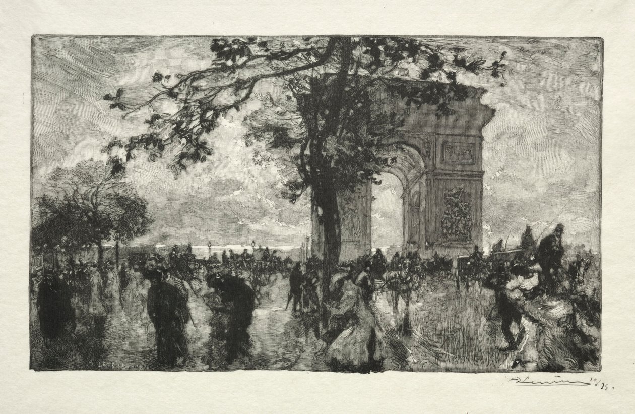 Træets tilbagevenden. af Auguste Louis Lepère
