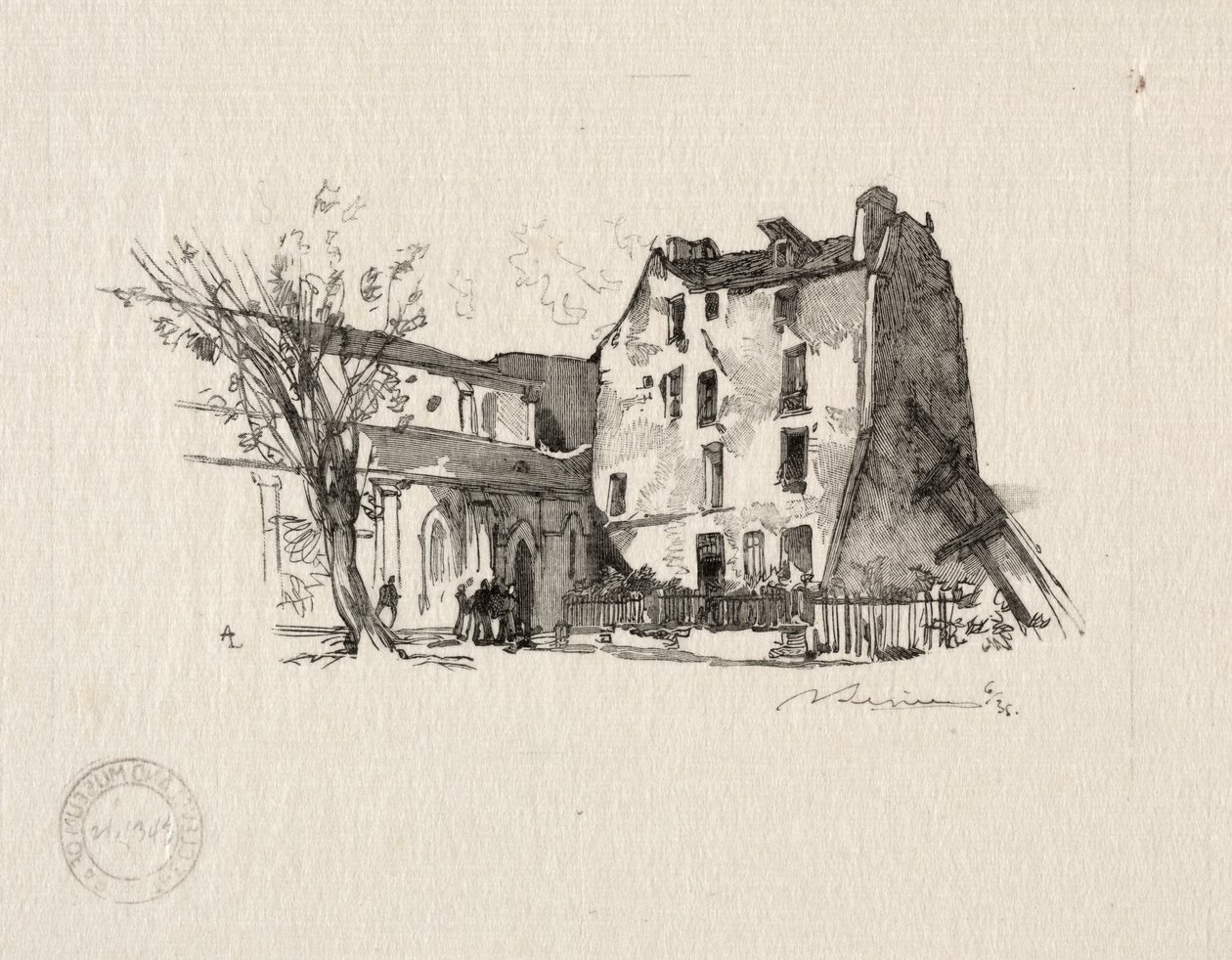 St. Julian den Fattige: Præsbyteriet af Auguste Louis Lepère