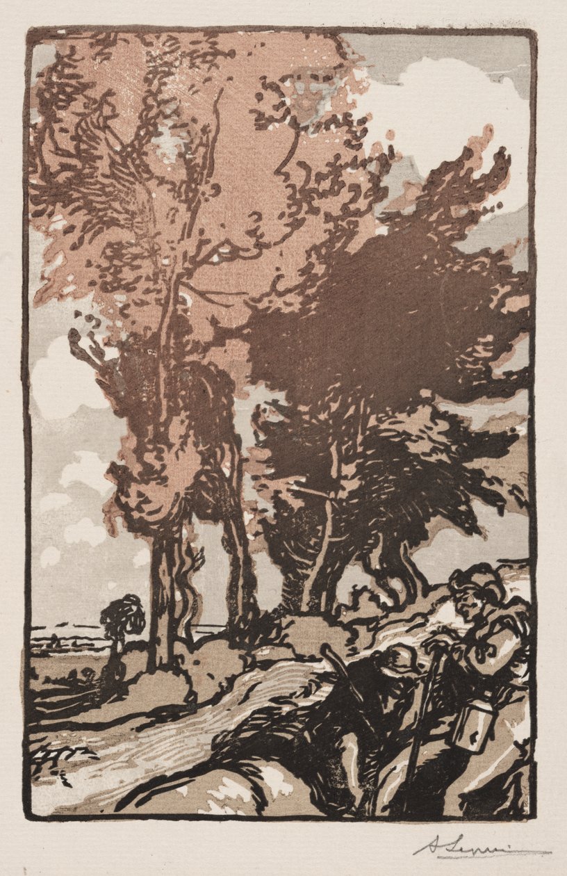 Hvilestedet af Auguste Louis Lepère