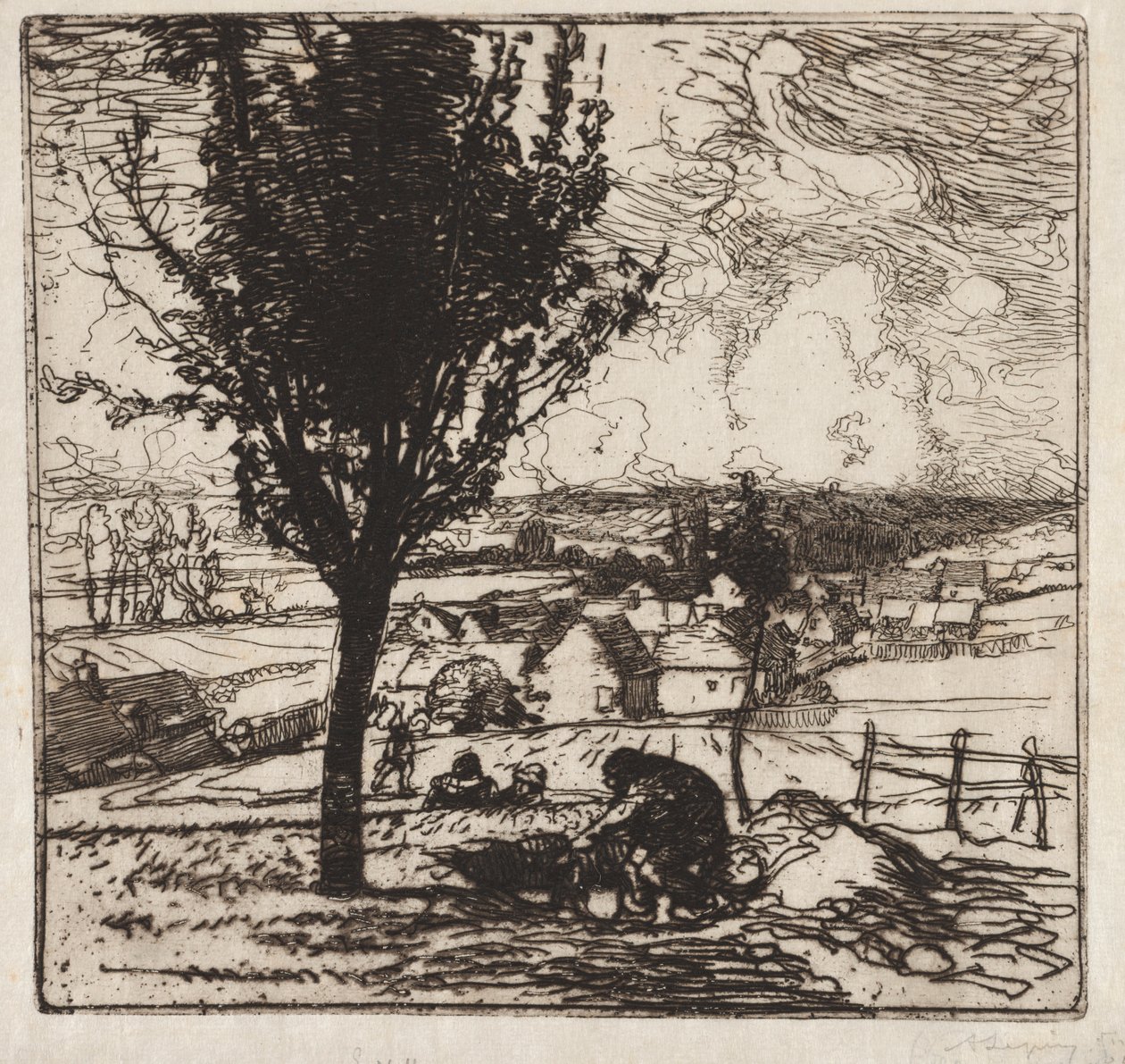 Ønsker fra Jouy-le-Moutier af Auguste Louis Lepère