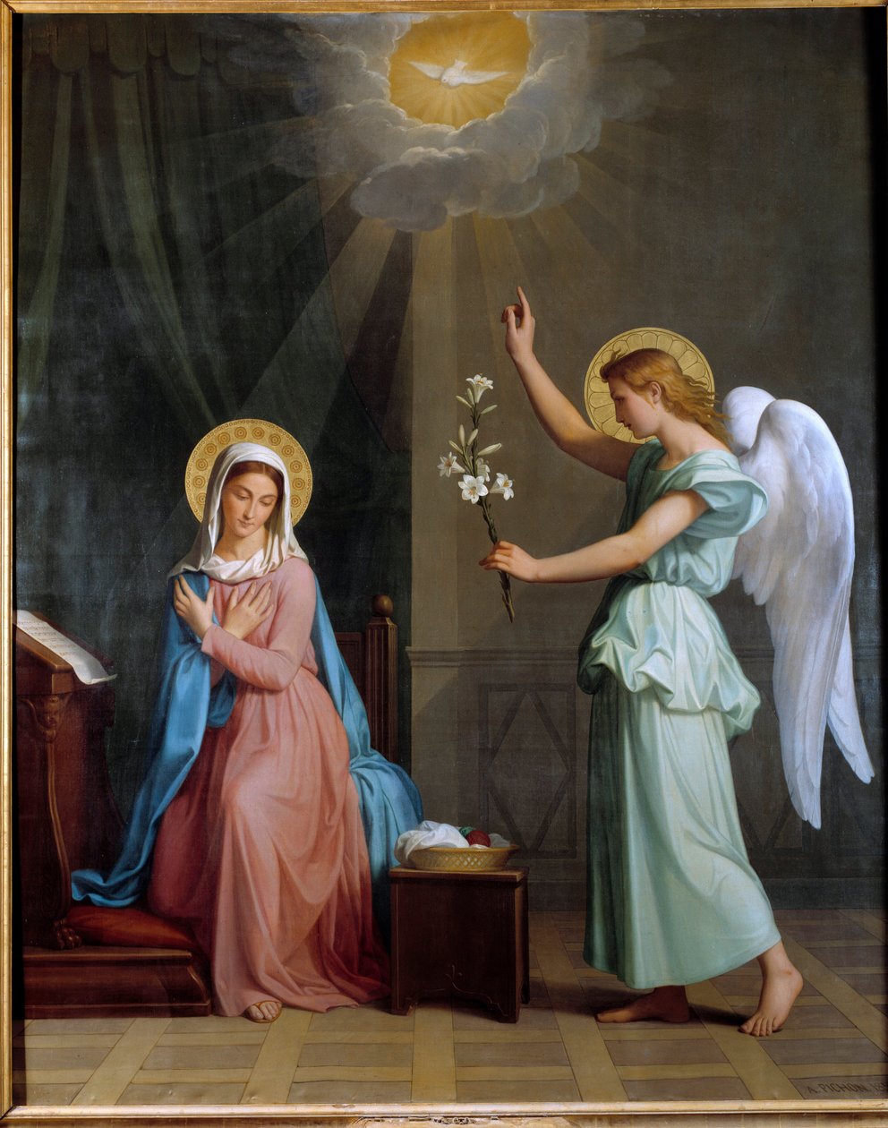 Bebudelsesmaleriet af Augustus Pichon (1805-1900) af Auguste Pichon