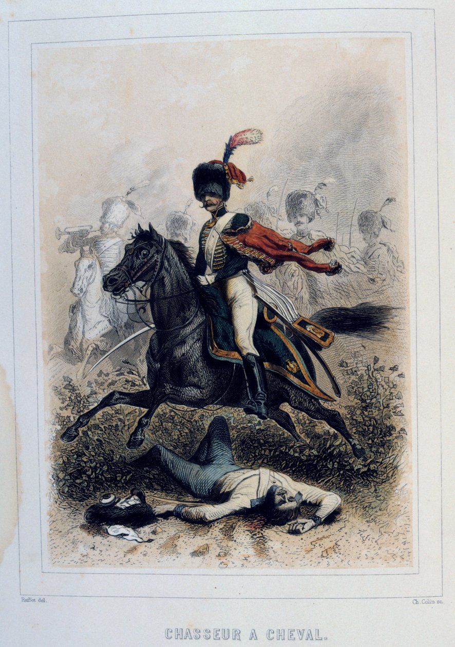 Chasseurs à Cheval, let kavaleri, 1859. af Auguste Raffet