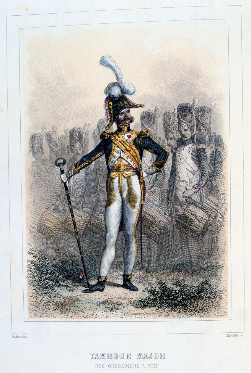 Trommemajor fra Grenadier-à-Pied, 1859. af Auguste Raffet