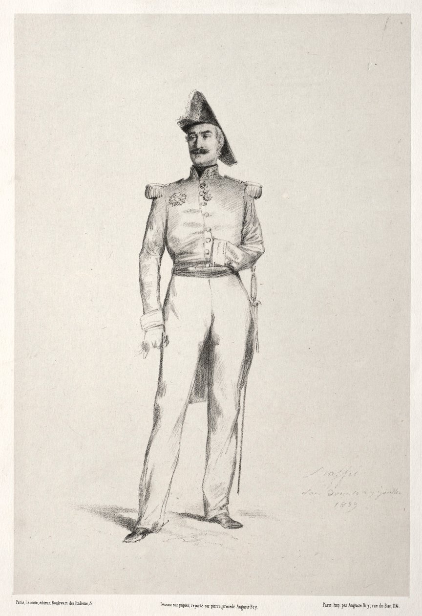 Marskal Baraquey dHilliers, 1859. af Auguste Raffet