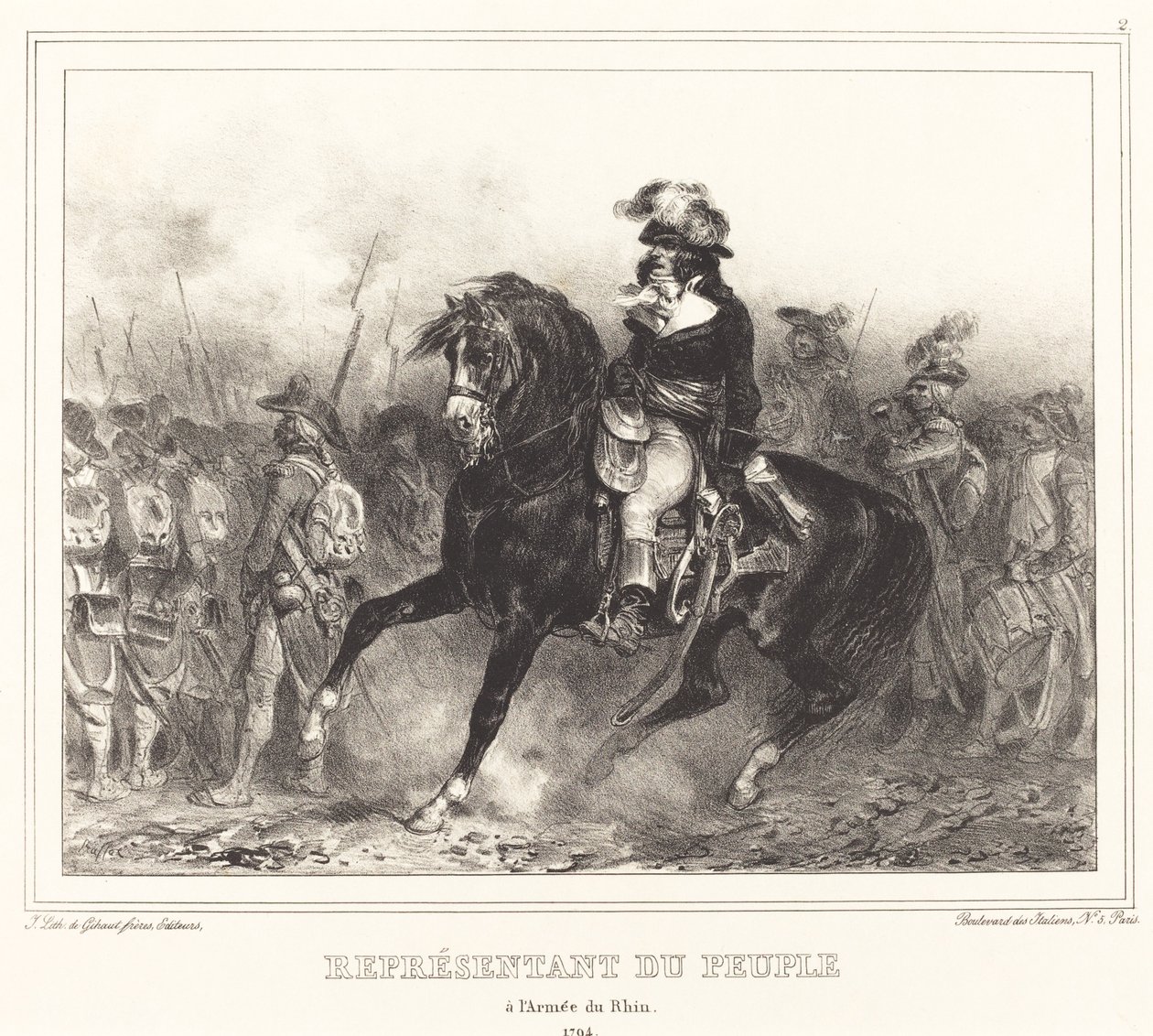 Representant du Peuple (Repræsentant for Folket) af Auguste Raffet