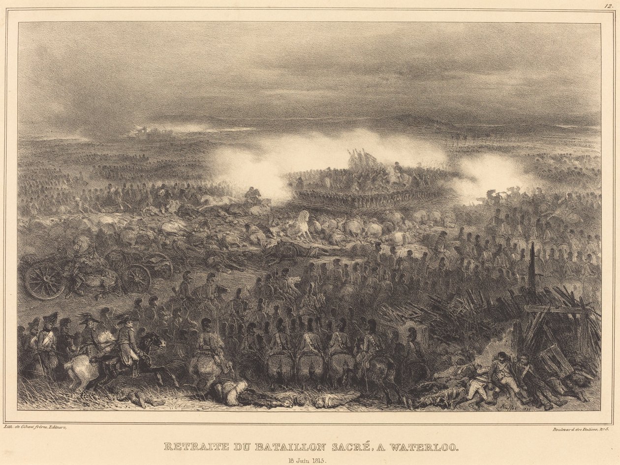 Retræte ved Waterloo af Auguste Raffet