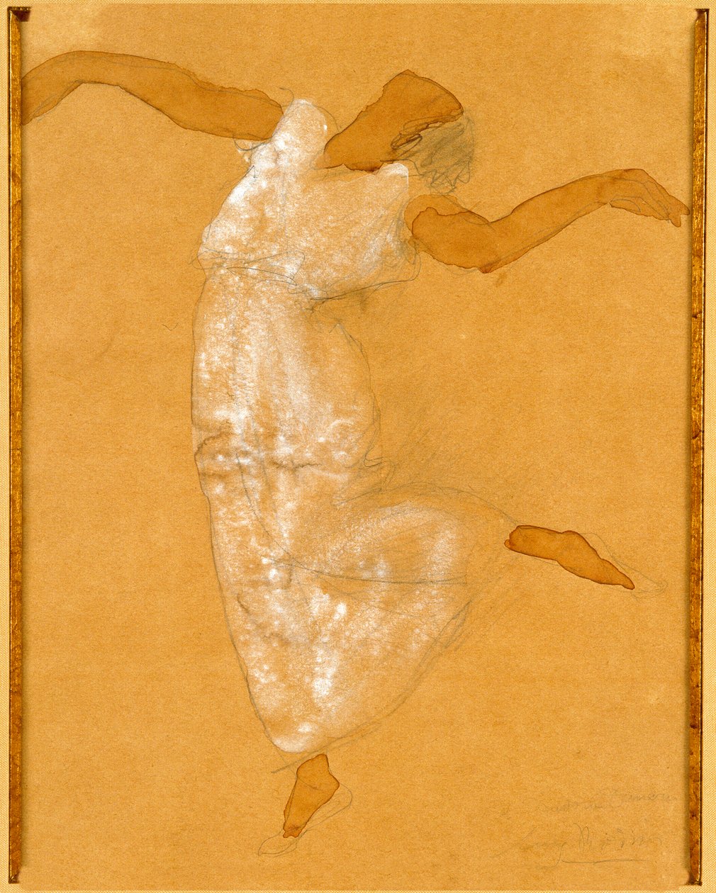 Isadora Duncan, begyndelsen af det 20. århundrede. af Auguste Rodin