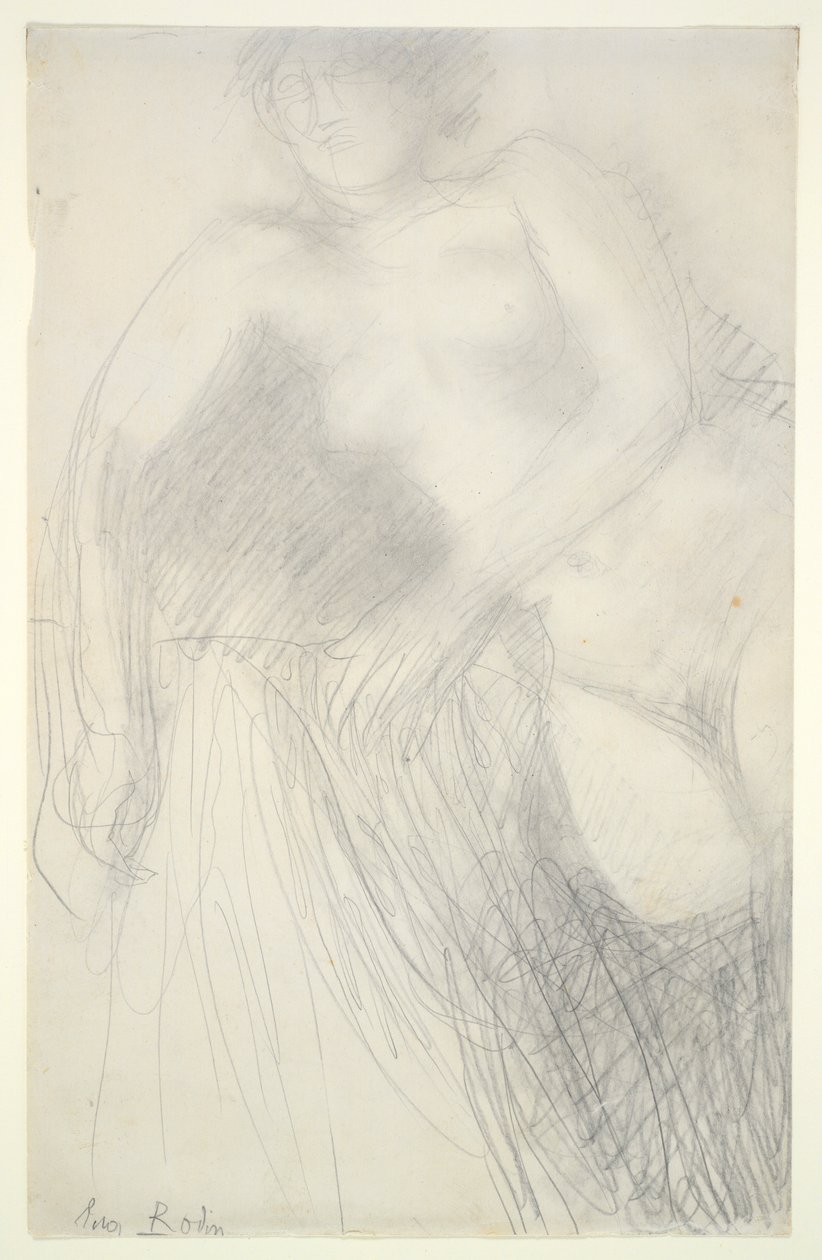 Liggende nøgen kvinde af Auguste Rodin