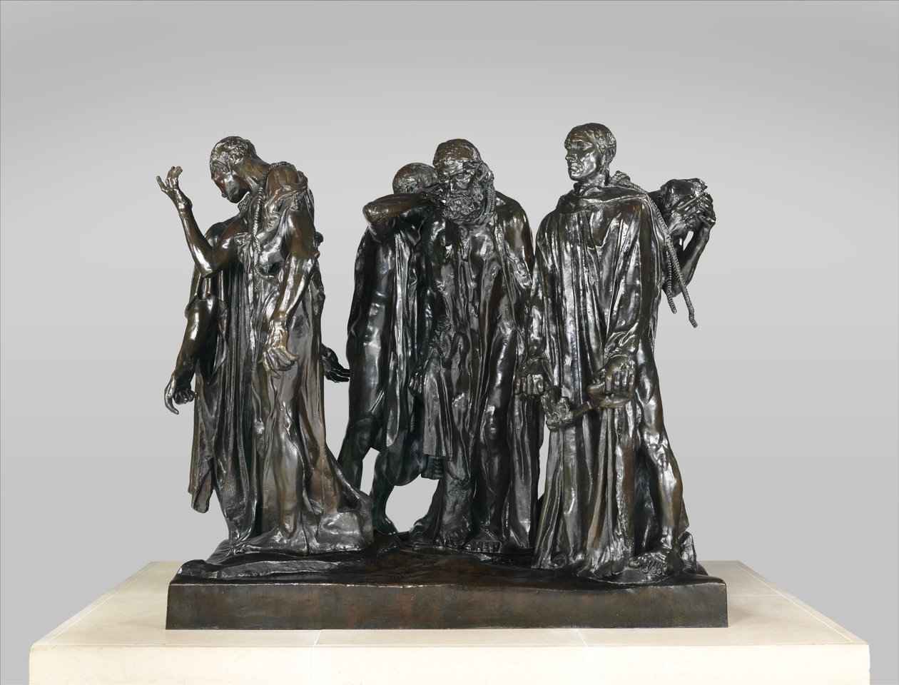 Borgerne i Calais, 1884-95 af Auguste Rodin