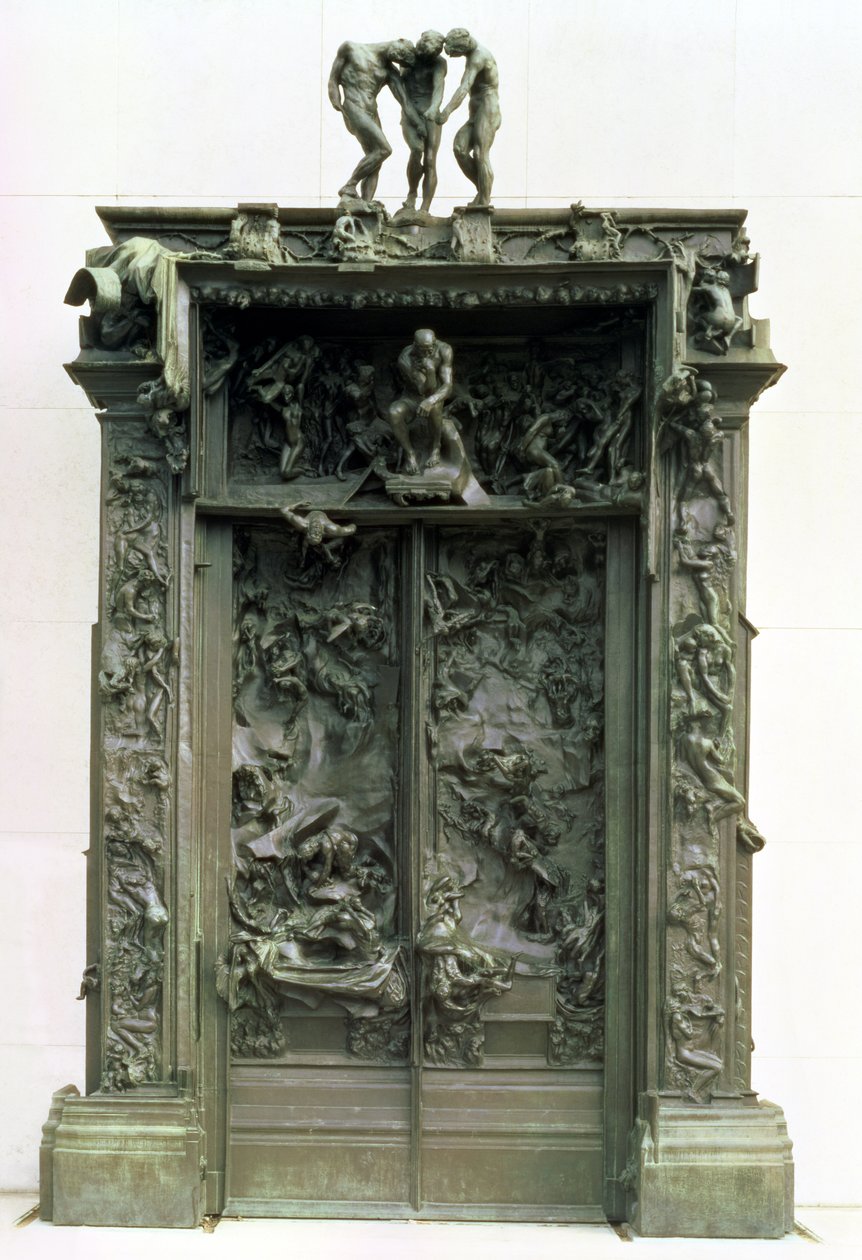 Helvedesportene, 1880-90 (bronze) af Auguste Rodin