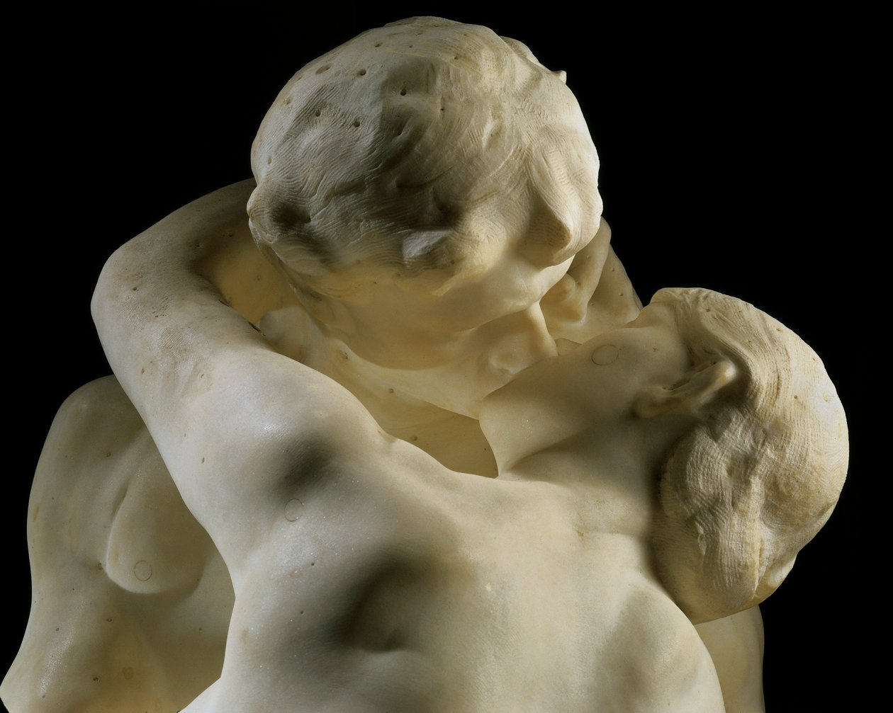 "Kysset" (detalje) 1888-1889 (marmor) af Auguste Rodin