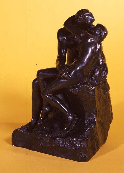 Kysset, ca. 1886 (bronze) af Auguste Rodin