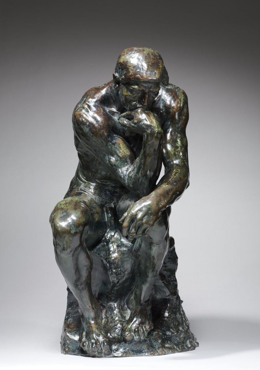 Tænkeren, ca. 1880 af Auguste Rodin