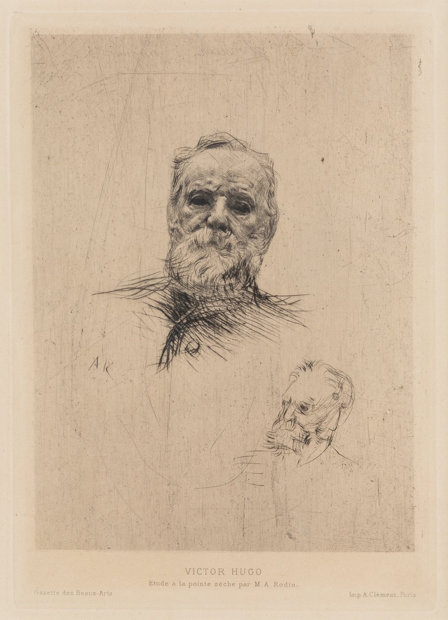 Victor Hugo, 1886. af Auguste Rodin