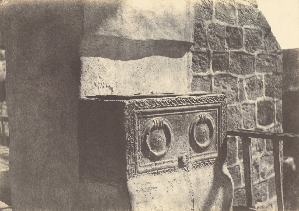 Jerusalem. Jødisk sarkofag af Auguste Salzmann
