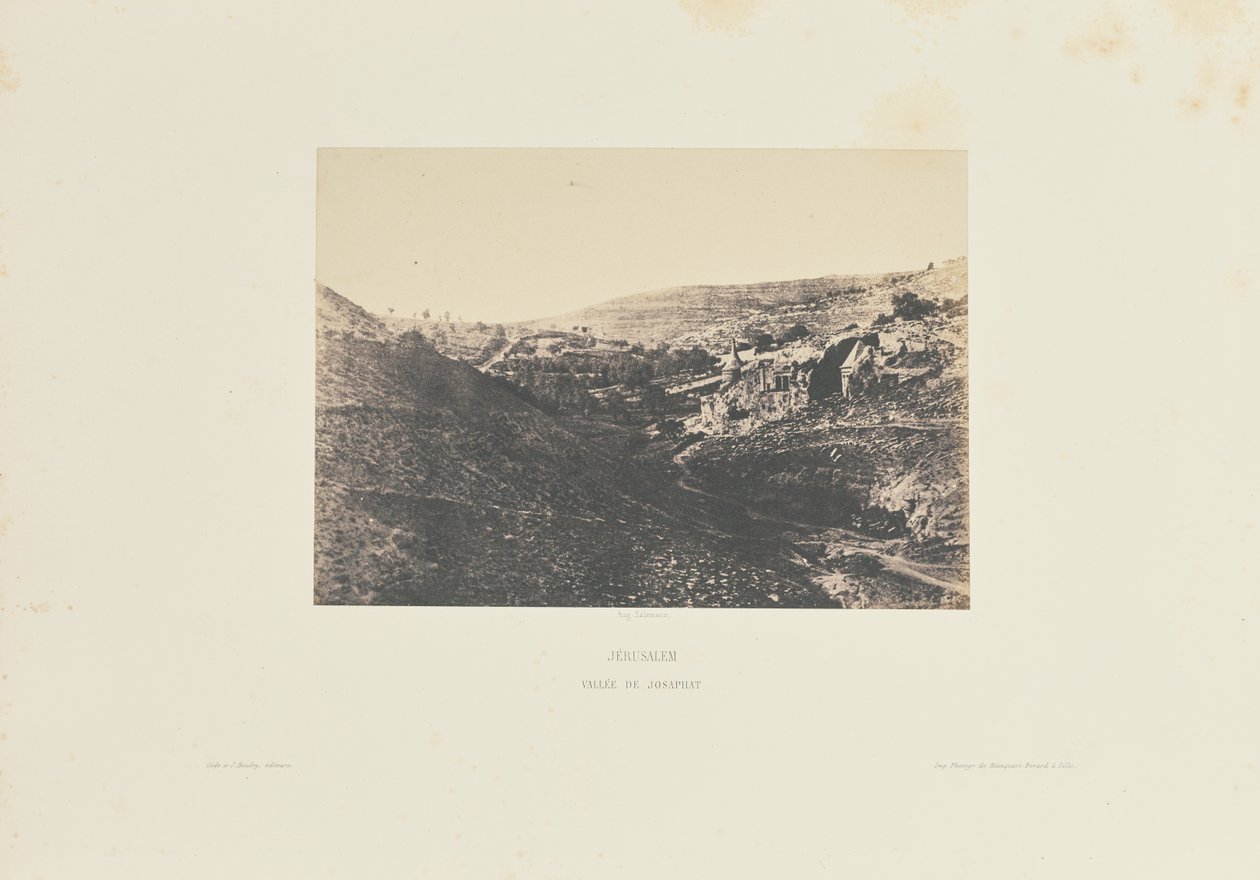 Jerusalem. Josafats dal af Auguste Salzmann