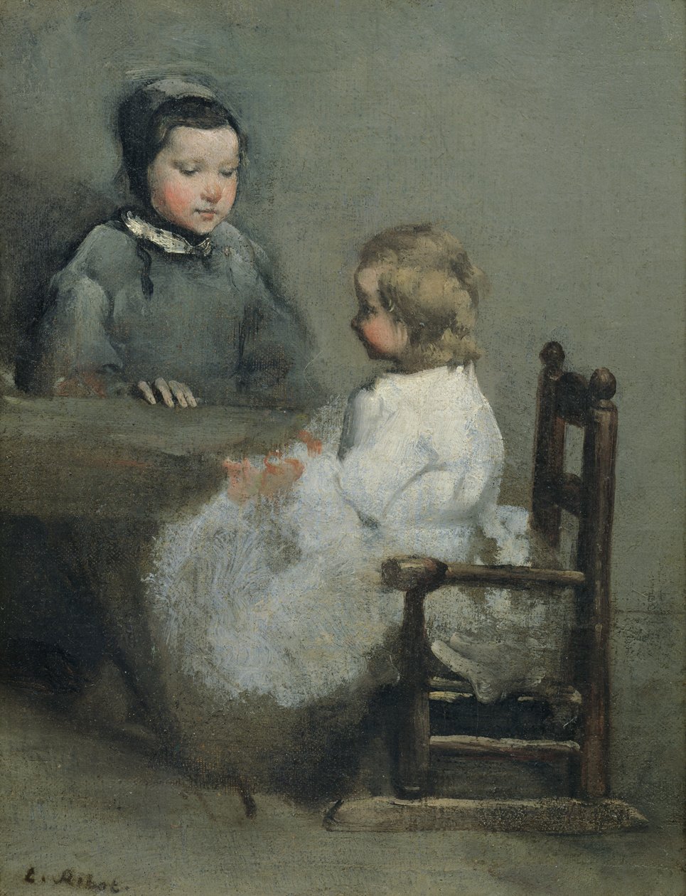 De to søstre af Auguste Theodule Ribot