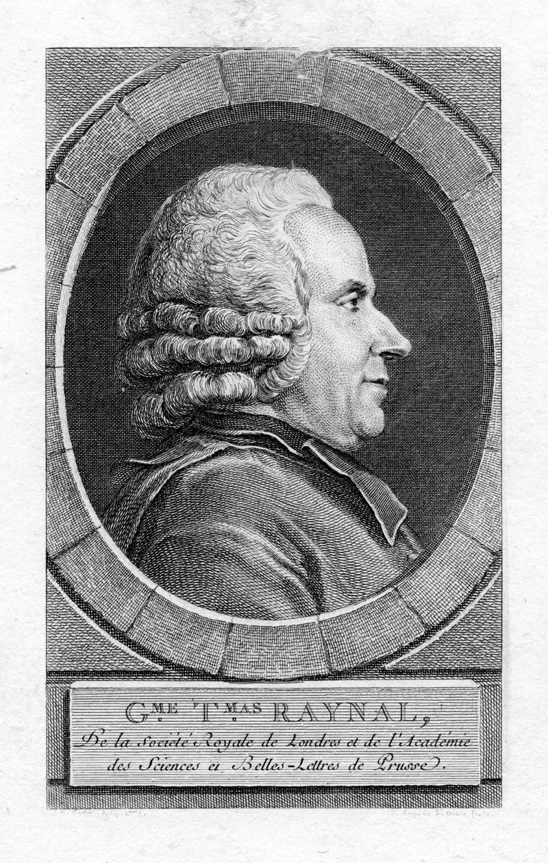 graveret portræt af Augustin de Saint Aubin