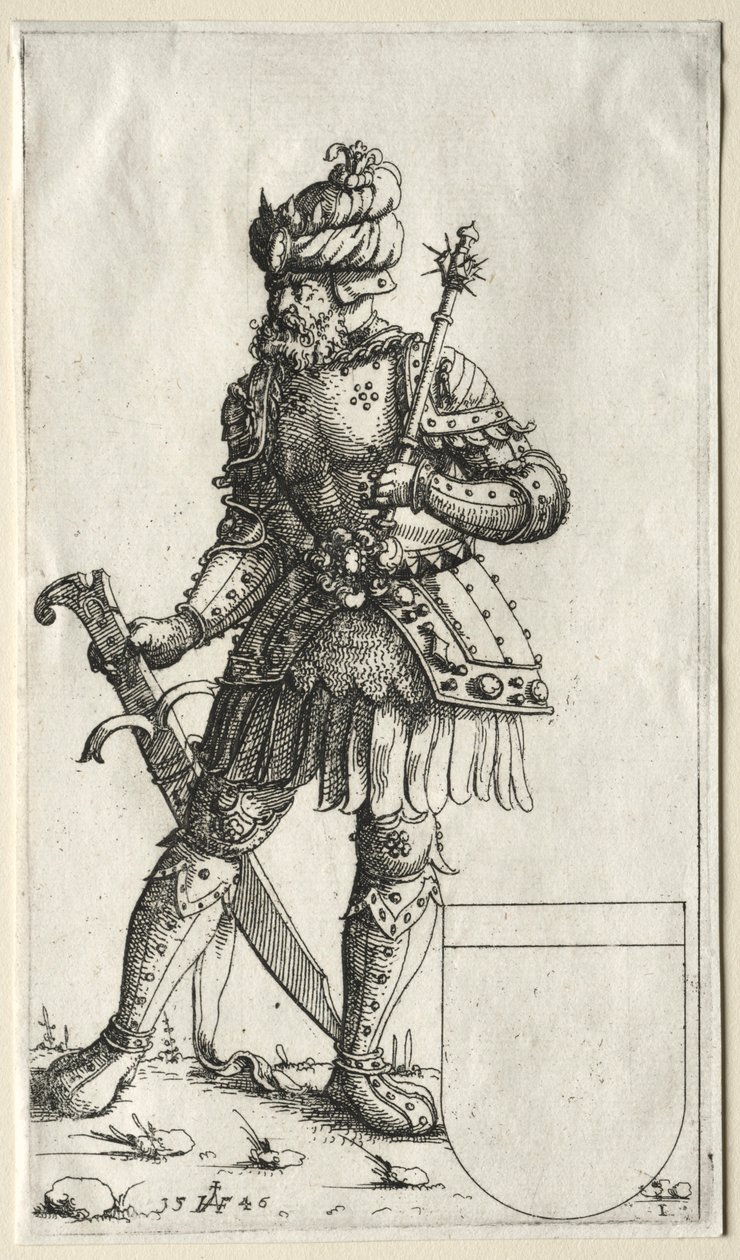 Sigismund II, konge af Polen, 1546. af Augustin Hirschvogel