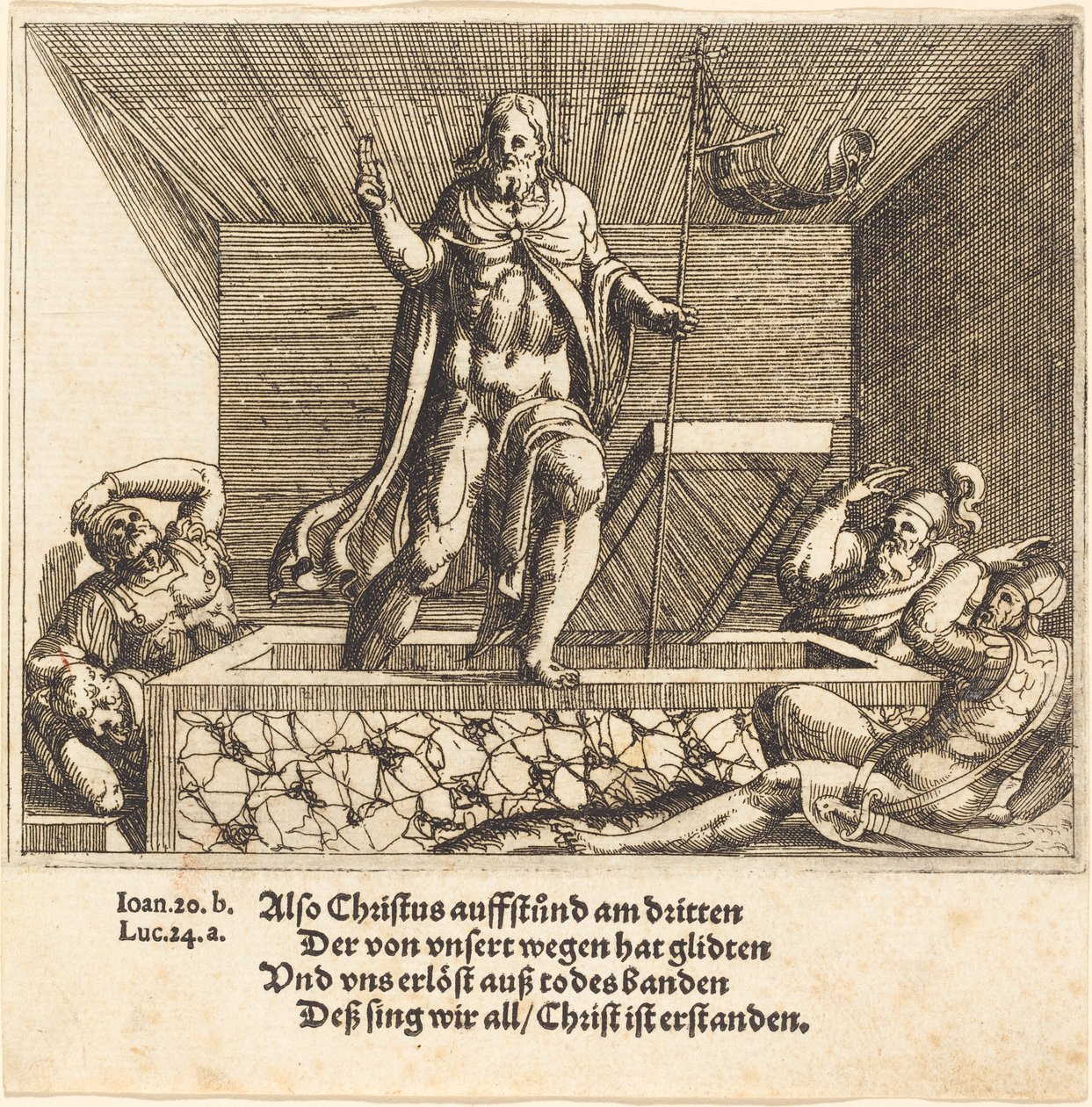 Opstandelsen. af Augustin Hirschvogel
