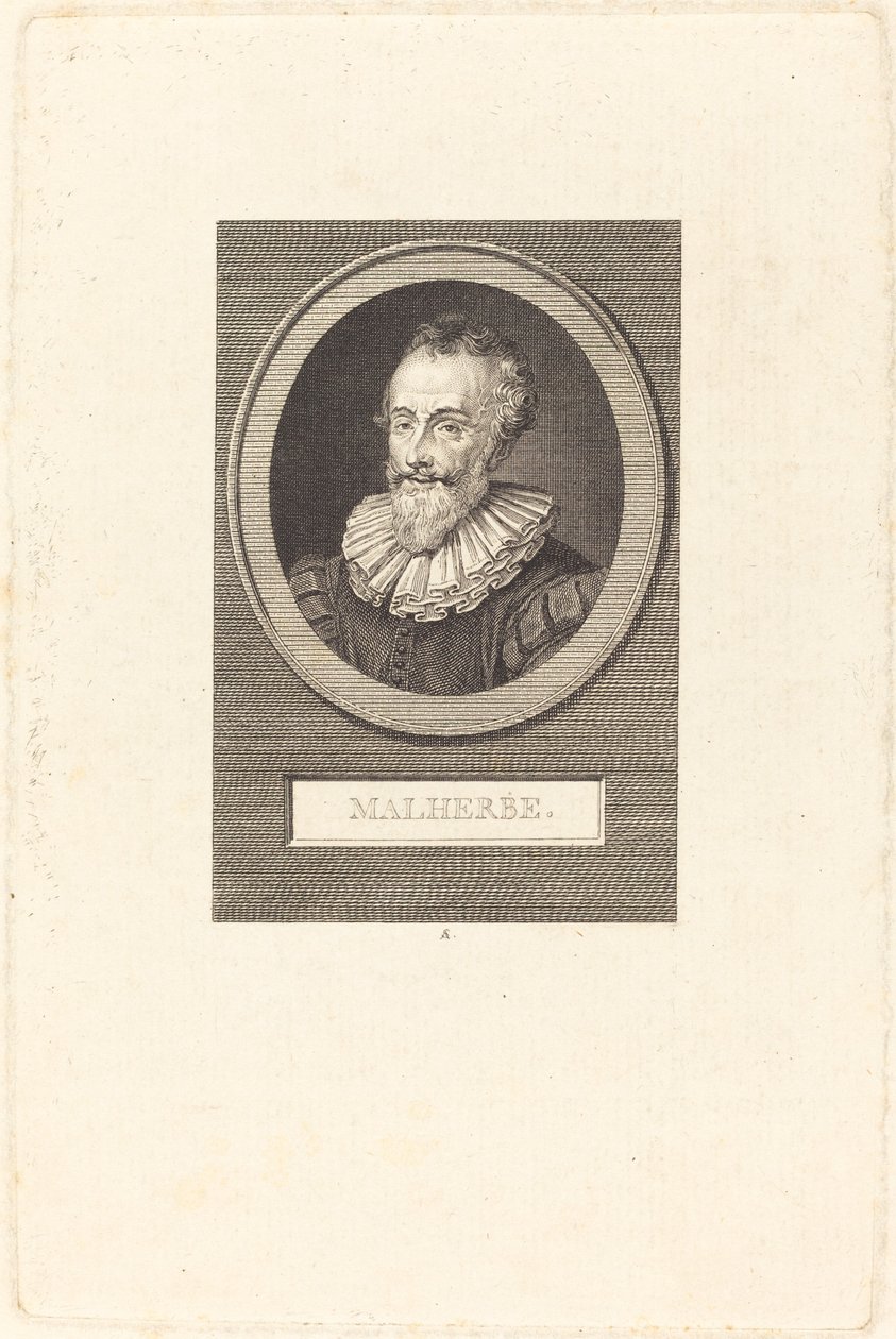 François de Malherbe af Augustin de Saint Aubin