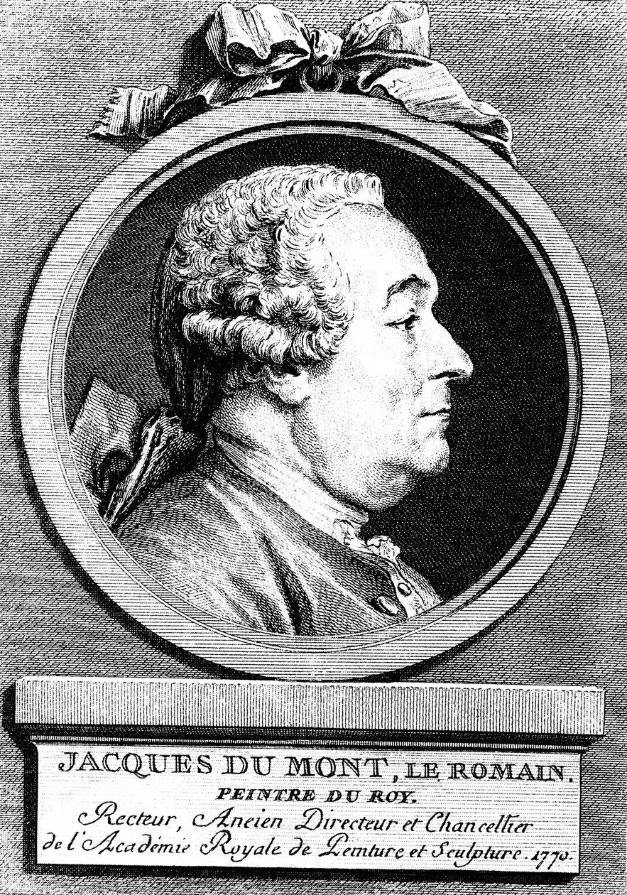 Jacques Dumont, fransk kunstner, 1770. af Augustin de Saint Aubin