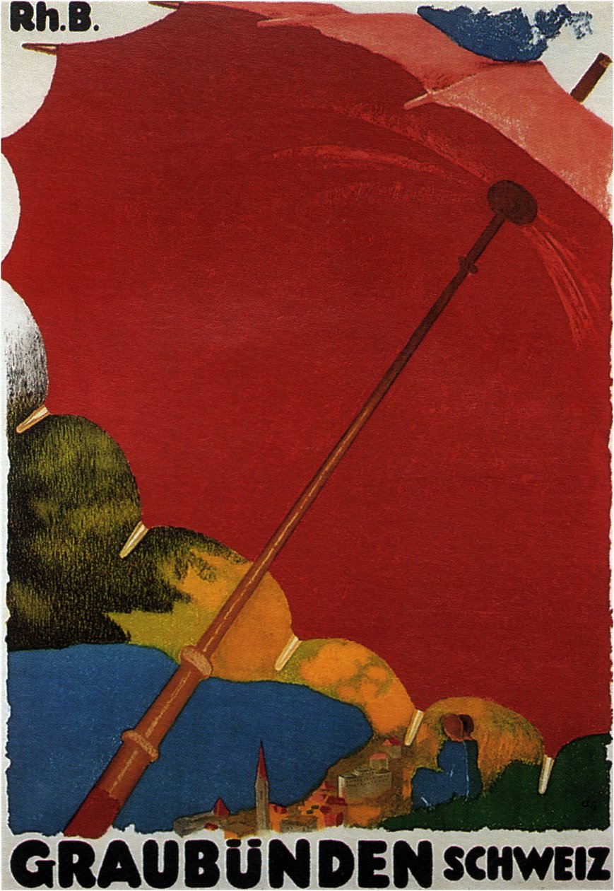 Grisons, Schweiz, 1918 af Augusto Giacometti