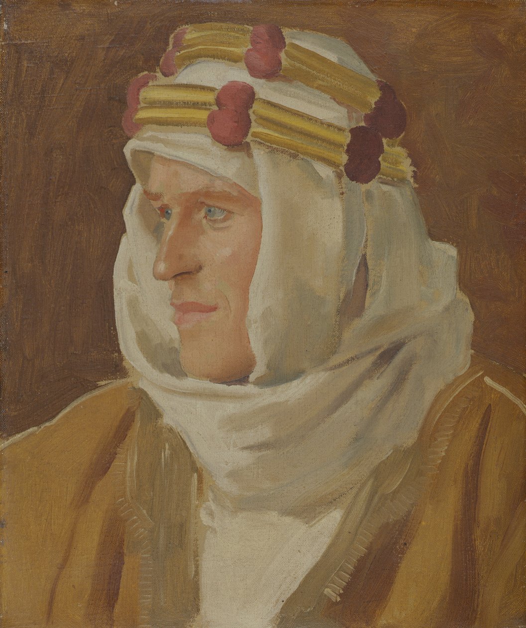 Oberst Thomas Edward Lawrence (1888-1935) af Augustus John