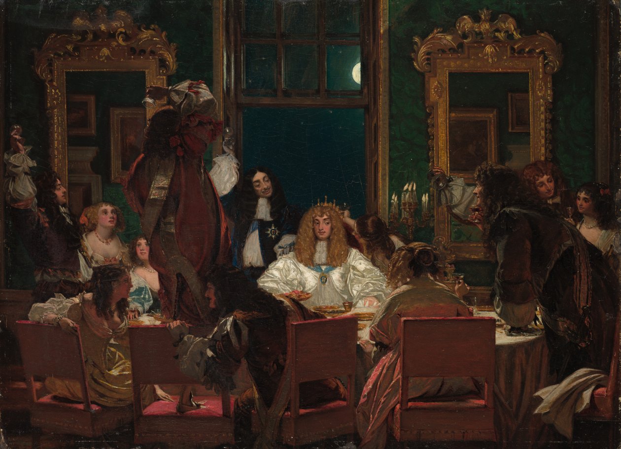 The Life of Buckingham, ca. 1855. af Augustus Leopold Egg