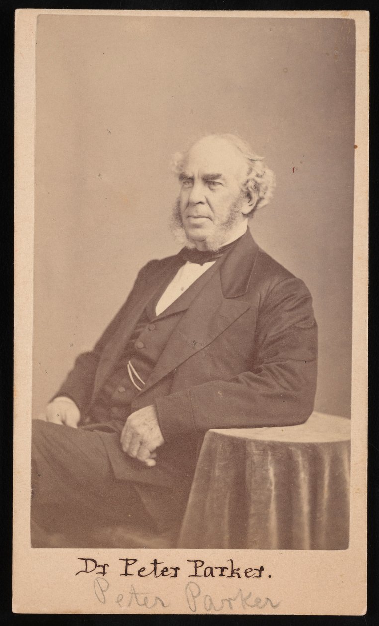 Portræt af Peter Parker 1804-1888, 1869. af Augustus Marshall
