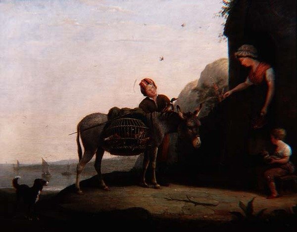 Forhandling for fjerkræ af Augustus Wall Callcott