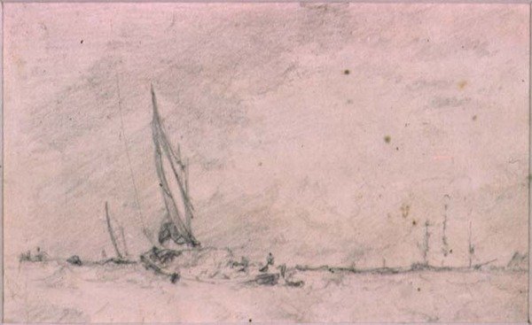 Undersøgelser af komposition (tegning) af Augustus Wall Callcott