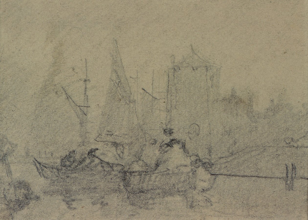 Studier af komposition (tegning) af Augustus Wall Callcott